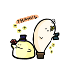 Miss Rice Cake and Mr. Rice Ball（個別スタンプ：23）
