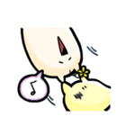 Miss Rice Cake and Mr. Rice Ball（個別スタンプ：35）