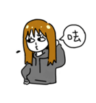 Hate World Girl beside you（個別スタンプ：9）
