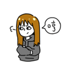 Hate World Girl beside you（個別スタンプ：11）
