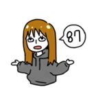 Hate World Girl beside you（個別スタンプ：14）