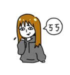 Hate World Girl beside you（個別スタンプ：15）
