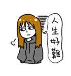 Hate World Girl beside you（個別スタンプ：20）