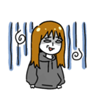 Hate World Girl beside you（個別スタンプ：40）