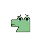 Dumb crocodile（個別スタンプ：3）
