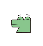 Dumb crocodile（個別スタンプ：4）