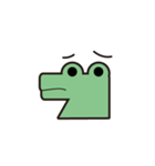 Dumb crocodile（個別スタンプ：7）