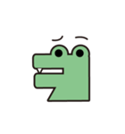 Dumb crocodile（個別スタンプ：8）