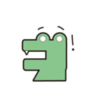 Dumb crocodile（個別スタンプ：13）