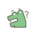 Dumb crocodile（個別スタンプ：14）