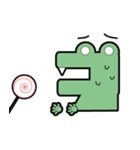 Dumb crocodile（個別スタンプ：21）