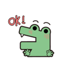 Dumb crocodile（個別スタンプ：23）