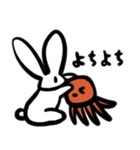 ウサギとタコちゃん（個別スタンプ：21）