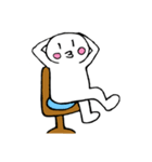 しろくん パート1（個別スタンプ：3）