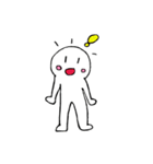しろくん パート1（個別スタンプ：5）