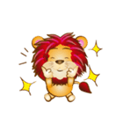 Little lion Duo Duo hope you happy .（個別スタンプ：23）