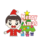 DO has thick eyebrows and big eyes（個別スタンプ：39）