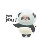 Space Panda 2（個別スタンプ：8）