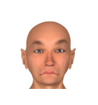 顔の表情（男性）6（個別スタンプ：1）