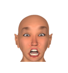顔の表情（男性）4（個別スタンプ：7）