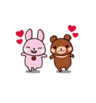 Locha ＆ Rocha: love（個別スタンプ：19）