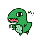 Poker face dinosaurs（個別スタンプ：1）