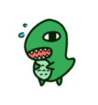 Poker face dinosaurs（個別スタンプ：3）