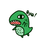 Poker face dinosaurs（個別スタンプ：8）