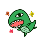 Poker face dinosaurs（個別スタンプ：10）