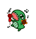 Poker face dinosaurs（個別スタンプ：12）