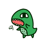 Poker face dinosaurs（個別スタンプ：21）