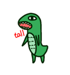 Poker face dinosaurs（個別スタンプ：23）
