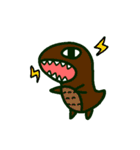 Poker face dinosaurs（個別スタンプ：24）