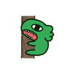 Poker face dinosaurs（個別スタンプ：25）