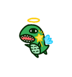 Poker face dinosaurs（個別スタンプ：34）