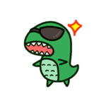 Poker face dinosaurs（個別スタンプ：35）
