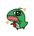 Poker face dinosaurs（個別スタンプ：38）