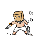 Paper bag warrior（個別スタンプ：4）