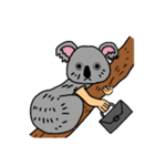 コアラ人間（個別スタンプ：3）