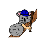 コアラ人間（個別スタンプ：5）