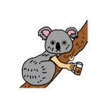 コアラ人間（個別スタンプ：6）