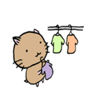 もも丸の家事スタンプ（個別スタンプ：5）