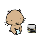 もも丸の家事スタンプ（個別スタンプ：6）