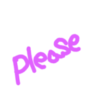 Engrish,Stamp"Simple"（個別スタンプ：9）