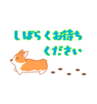 可愛い動物 犬のウェルシュ・コーギー（個別スタンプ：37）