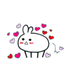 Expressionless bunny wagashi（個別スタンプ：2）