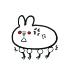 Expressionless bunny wagashi（個別スタンプ：5）