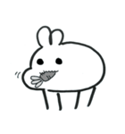 Expressionless bunny wagashi（個別スタンプ：10）