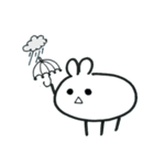 Expressionless bunny wagashi（個別スタンプ：12）
