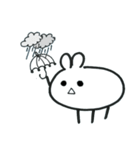 Expressionless bunny wagashi（個別スタンプ：13）